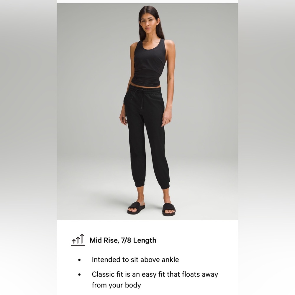 Lululemon Soft Jersey Classic Mid-rise Jogger